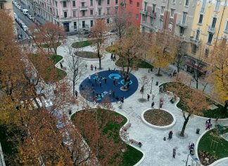 La nuova Milano esotica e colorata: aceri e ginkgo biloba per il look di due piazze