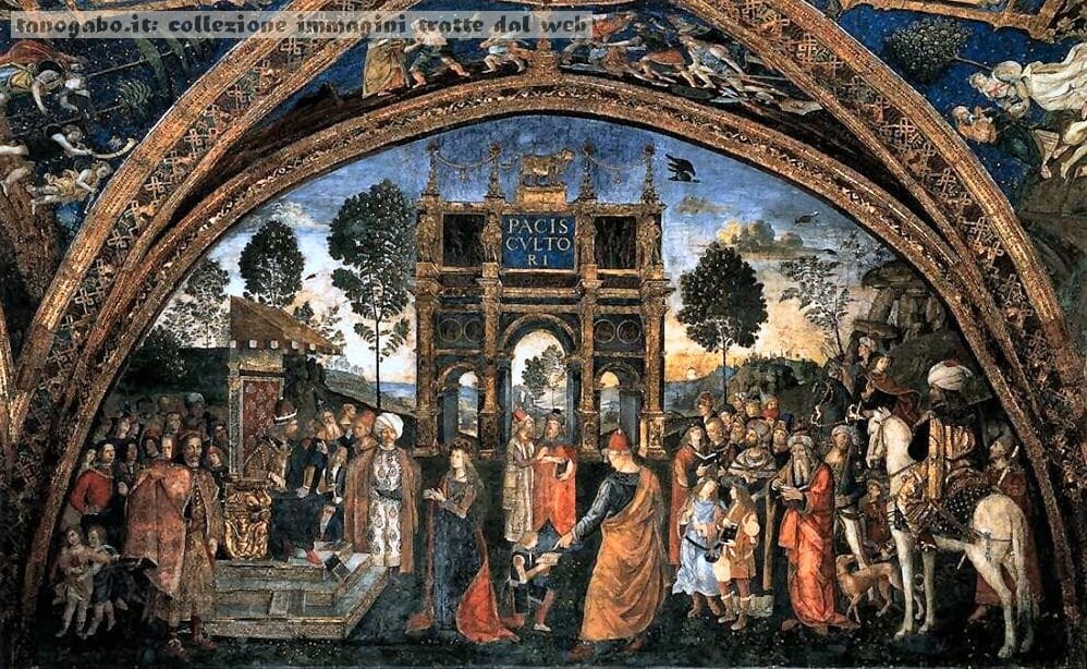 Pinturicchio, Appartamento Borgia. Photo credits: Forumfree.it.