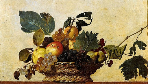 Iconologia, La canestra di frutta di Caravaggio - Photo credits: wikipedia.org