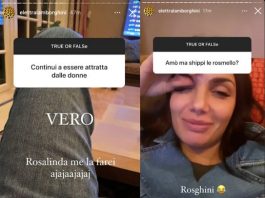 Elettra Lamborghini, dichiarata bisessuale, è attratta da Rosalinda