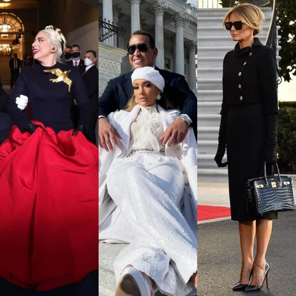 Lady Gaga, Jennifer Lopez e Melania Trump-photo credits: Instagram