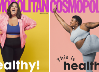 Cosmopolitan: This is healthy? le cover di Cosmopolitan per il numero di febbrario 2021