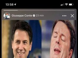 La storia su Facebook anti-Renzi sul profilo ufficiale di Giuseppe Conte: ecco cos’è successo