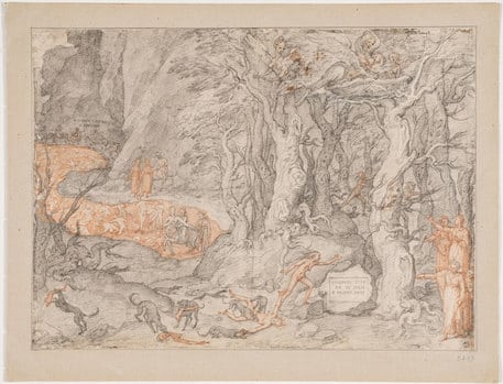 Disegno di Federico Zuccari -Dante   photo credit: Uffizi.it