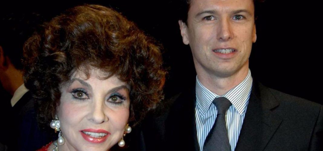 Gina Lollobrigida e l'ex marito Javier Rigau