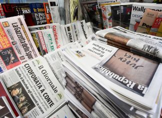 Rassegna stampa del giorno: le prime pagine dei quotidiani
