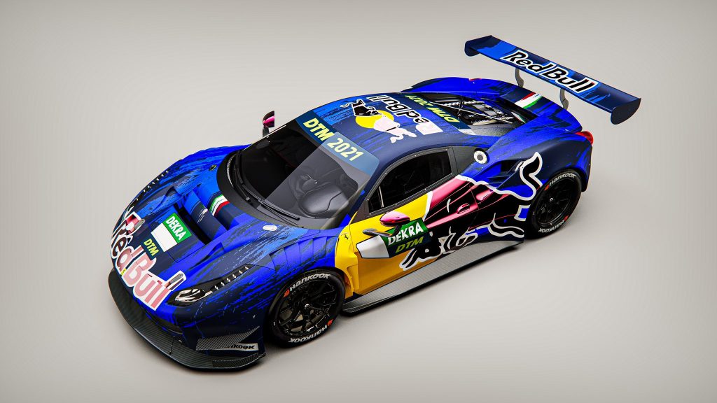 red bull ferrari dtm 2
