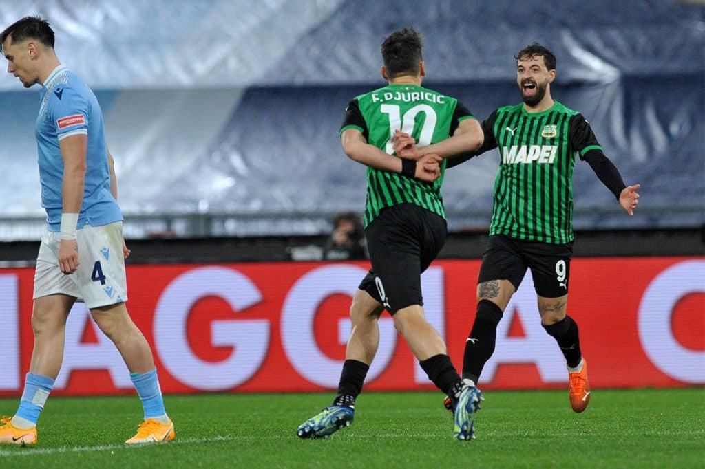Francesco Caputo (Credit foto - US Sassuolo Pagina Ufficiale Facebook)
