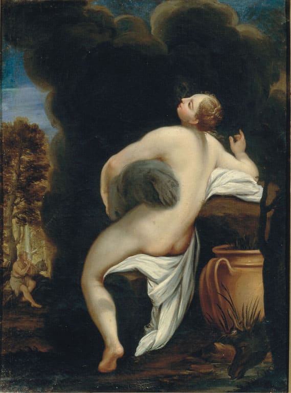 Il bacio nell'arte. Correggio, Giove e Io. Photo credits: Galleria Borghese.
