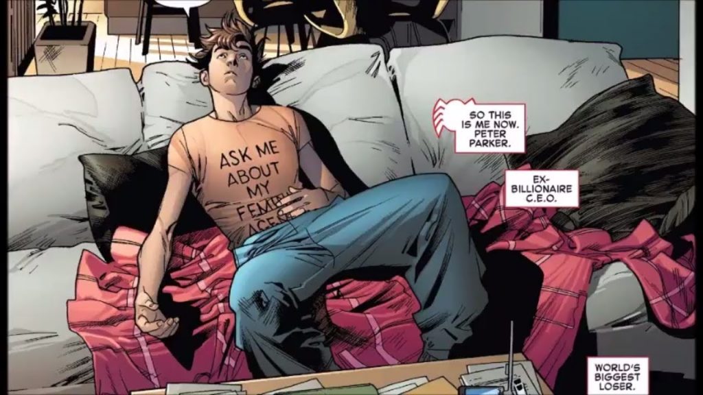Peter Parker spider man festa dei single