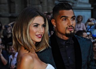 Kevin Prince Boateng, attaccante del Monza ed ex marito di Melissa Satta photo credits: DiLei