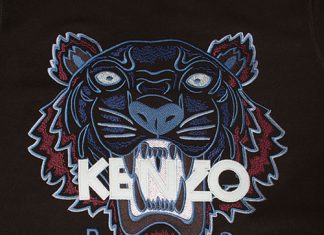 Kenzo e l’ultimo greenwashing Il logo di Kenzo, luxury brand di abbigliamento.