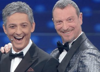 Amadeus, Fiorello, Ibrahimovic, le pagelle dei look della prima serata credit: tvchi