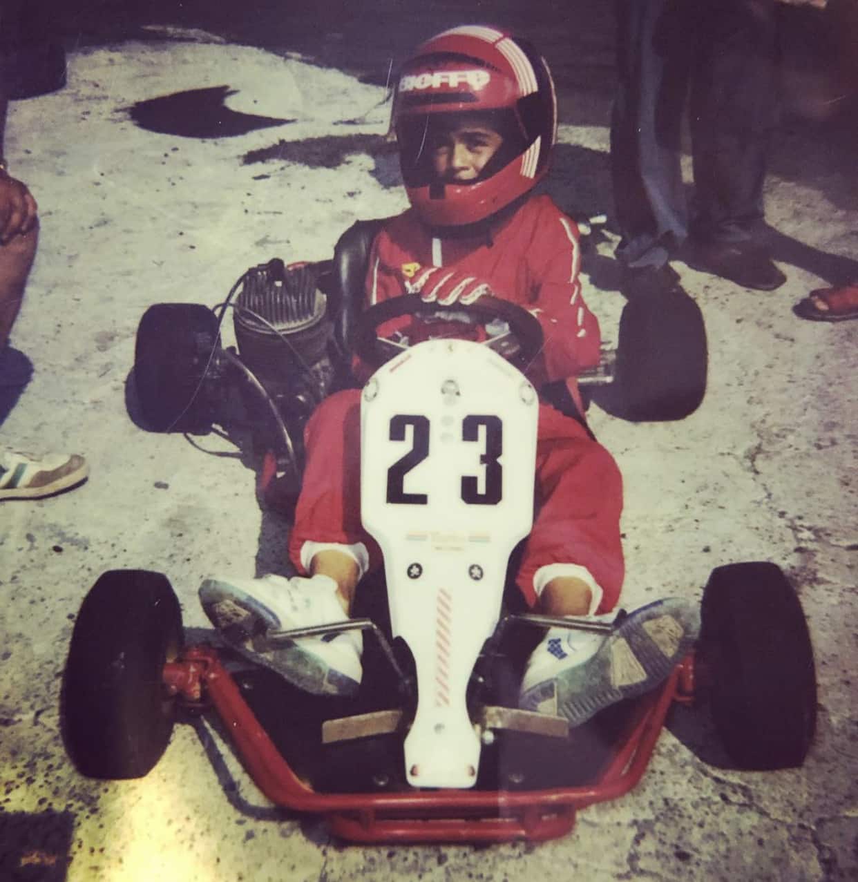 Marco Grana Marco Grana go kart prima di diventare capotecnico