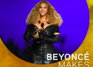 I look dei Grammy Awards 2021 Beyoncé e il look dei Grammy Awards 2021 - PhotoCredit: © recordingacademy @ instagram