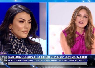 Caterina Collovati contro la Salemi: “Ci ha provato con mio marito Fulvio”