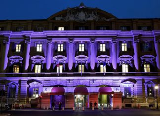 Nella Giornata internazionale della donna, il Mef si illumina di viola: Mattarella e Draghi al Quirinale