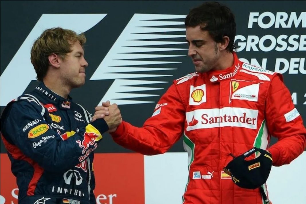 Sebastian Vettel e Fernando Alonso