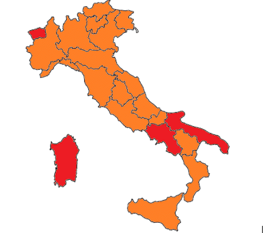 Zona arancione, ecco le regole su quello che si può fare