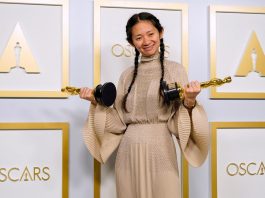 Chloé Zhao, la regina degli Oscar 2021 infrange le barriere dell’Academy Chloé Zhao agli Oscar 2021 - Photo Credits: GALA.de