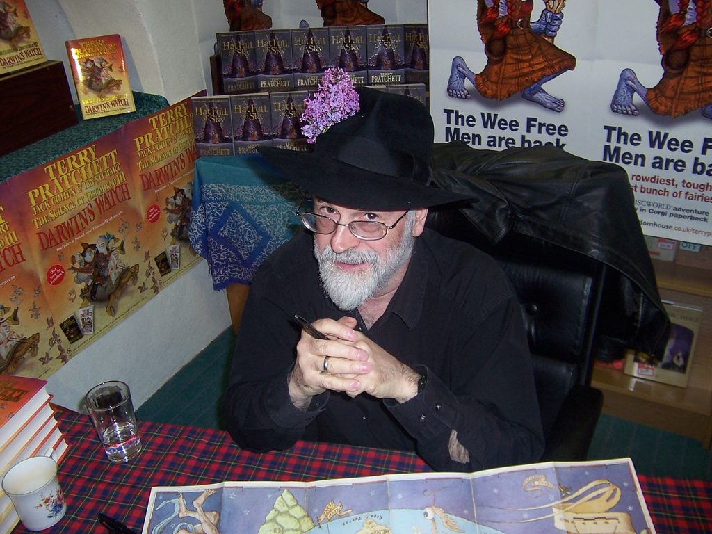Nella foto Terry Pratchett  photo credit: staynerd.com