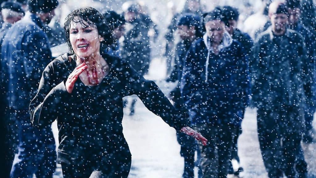 Noomi Rapace in "Seven Sisters", stasera in tv su Rai 4 - Photo Credits: Digital Trends