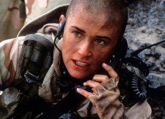 “Soldato Jane”, stasera in tv Demi Moore va alla guerra Demi Moore in "Soldato Jane", stasera in tv su Cielo - Photo Credits: Onet