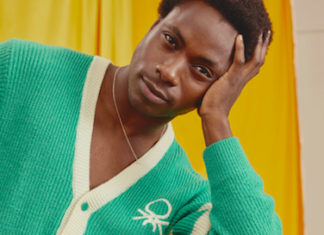 Benetton: arriva la nuova collezione in stile vintage modello Benetton. Photocredit: profilo Instagram Benetton