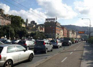 Genova: traffico in tilt a causa di una fuga di gas