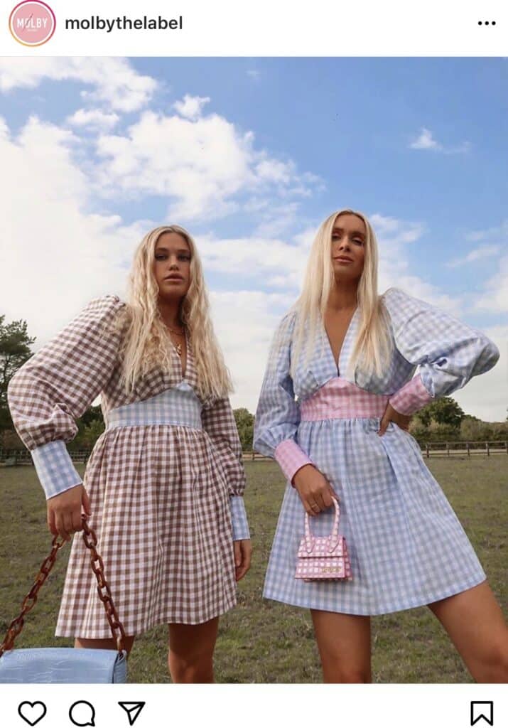 La stampa vichy country style - credit: Molby the Label