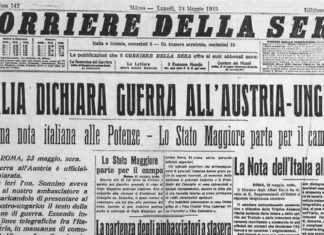 24 Maggio 1915, l’Italia entra nella Grande Guerra 24 maggio 1915_photocredit:lavocedelpatriota
