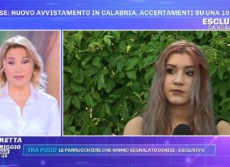 Pomeriggio 5: intervista eslusiva a Denisa, la ragazza segnalata per la somiglianza con Denise Pipitone