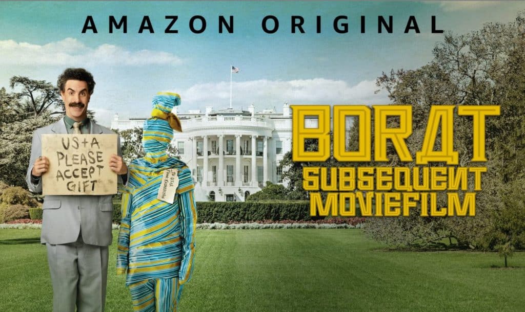 Sacha Baron Cohen in "Borat - Seguito di Film Cinema", Credits: Amazon Original