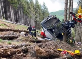 Funivia del Mottarone, arrestati 3 responsabili per omicidio colposo plurimo Funivia del Mottarone, fonte thesocialpost.it
