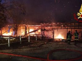 Villorba (Treviso): incendio in una fabbrica chimica