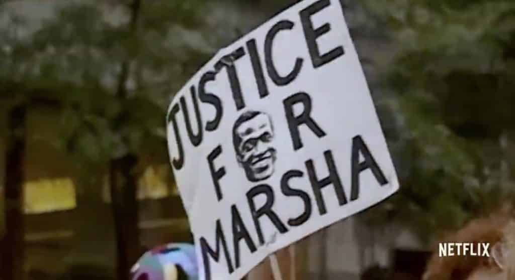 Giustizia a seguito della misteriosa morte di Marsha - Photo Credits: Netflix 