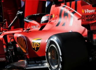 Ferrari punta alla velocità sulla pista di Baku: l’ultimo flap dell’ala anteriore è stato tagliato