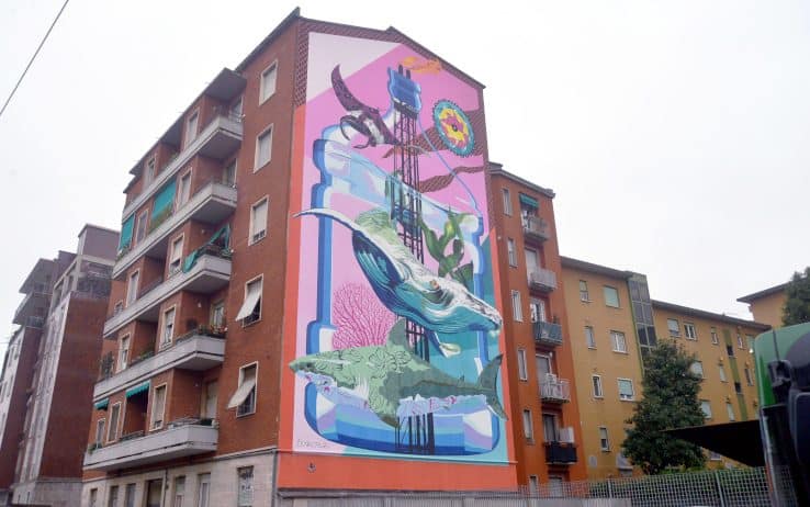 L’arte che purifica l’aria: a Milano un murales mangia-smog