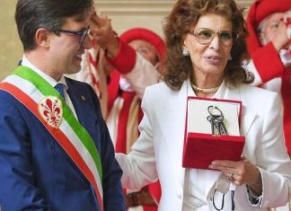Sophia Loren a Firenze riceve le chiavi della città Sophia loren a Firenze_photocredit:toscana in diretta