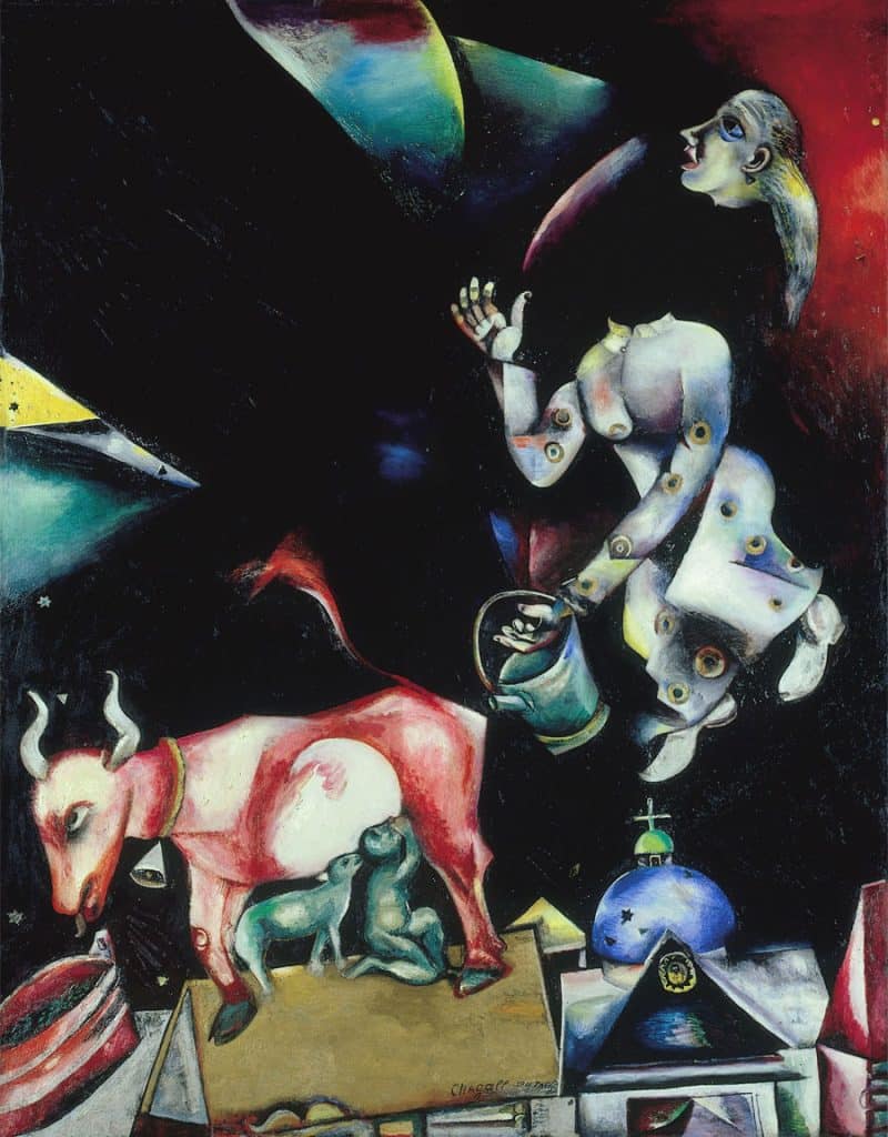Chagall, Alla Russia, asini e altri. 1911