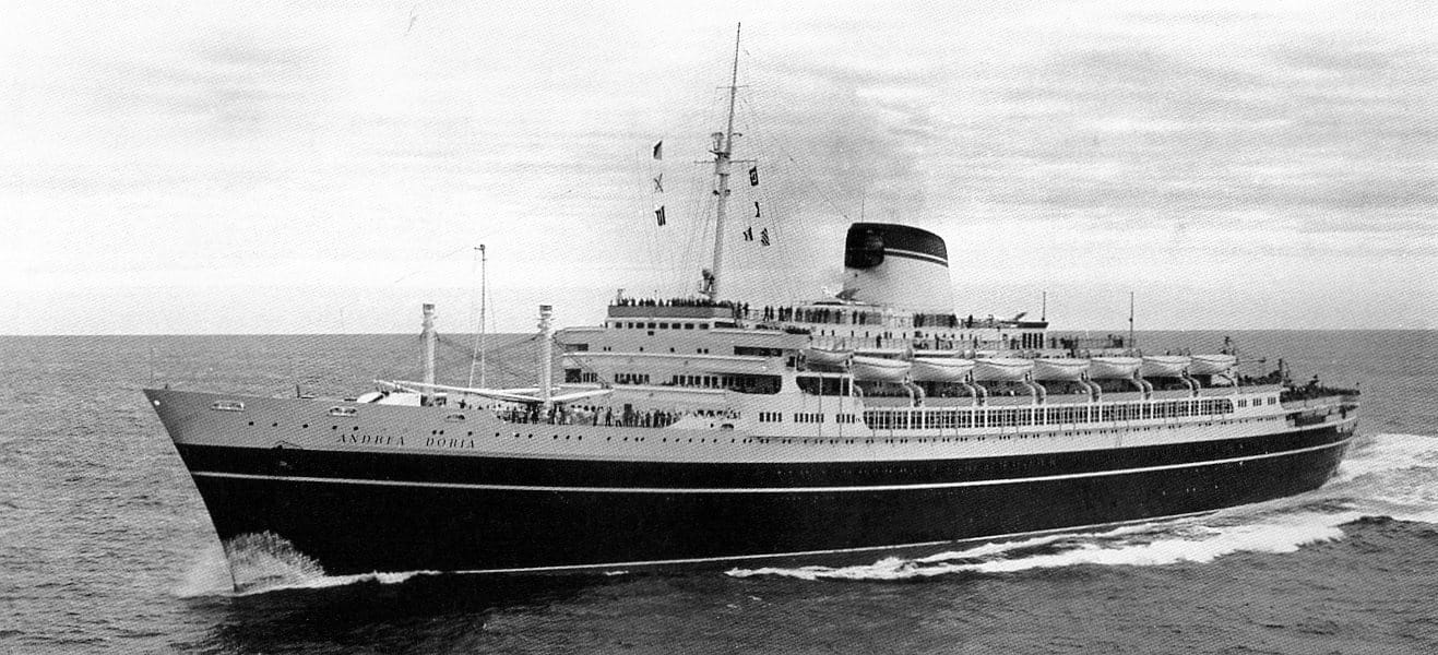 Il naufragio dell’Andrea Doria: 26 Luglio 1956, tragedia e coraggio naufragio andrea doria_photocredit:wikipedia