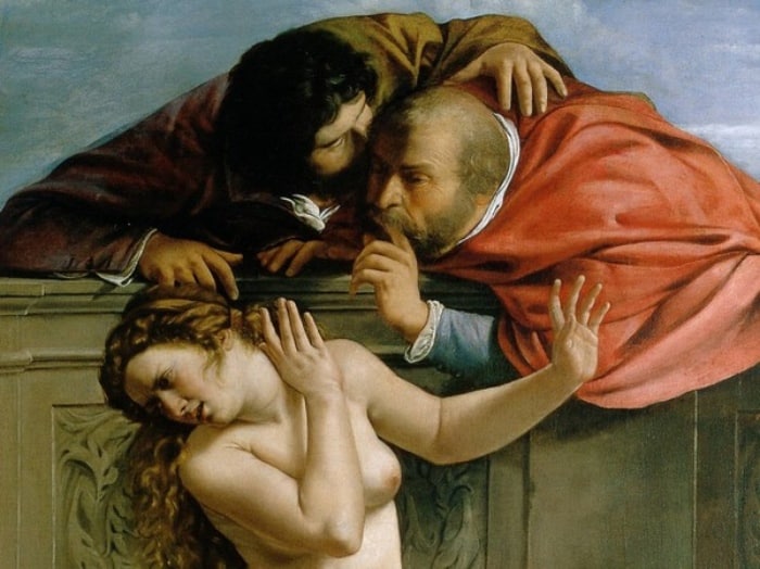 Susanna e i Vecchioni, Artemisia Gentileschi 1610 Photo Credits: theartpostblog.com