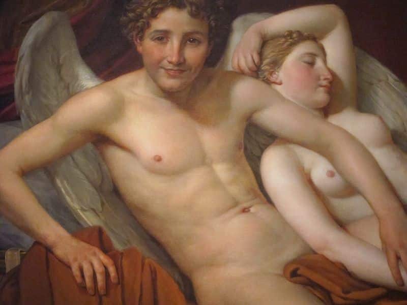 Amore e Psiche, particolare