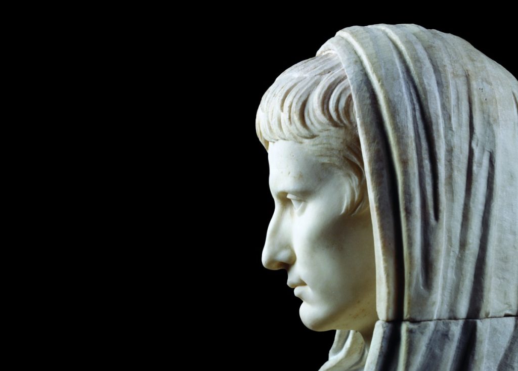 Profilo in marmo di Ottaviano Augusto_photocredit:Aquinum