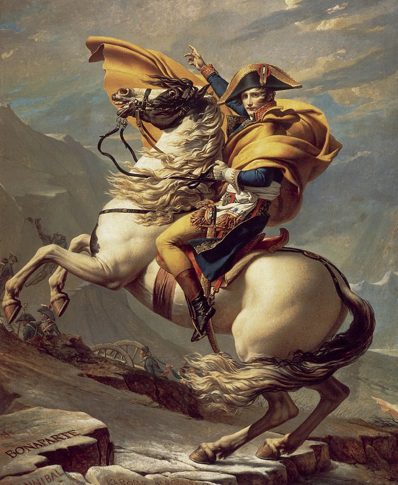 Il Primo Console supera le Alpi al Gran San Bernardo 1801