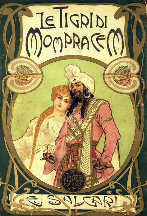 Le tigri di Mompracem, illustrazione di Alberto della Valle (1900)