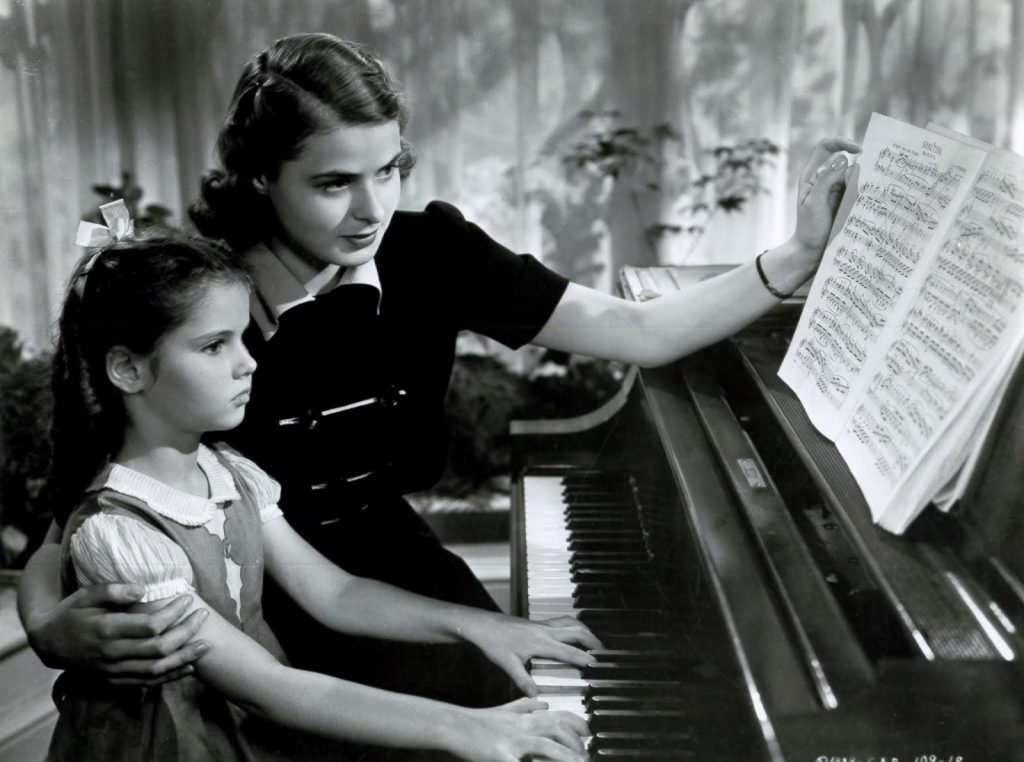 Ingrid Bergman in una scena da "Intermezzo", Credits: Blogspot.com