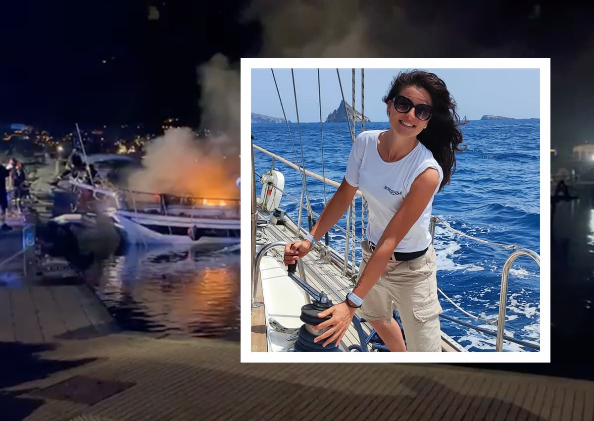 Incendio a Marina di Stabia su una barca a vela: morta Giulia Maccaroni, hostess di 29 anni