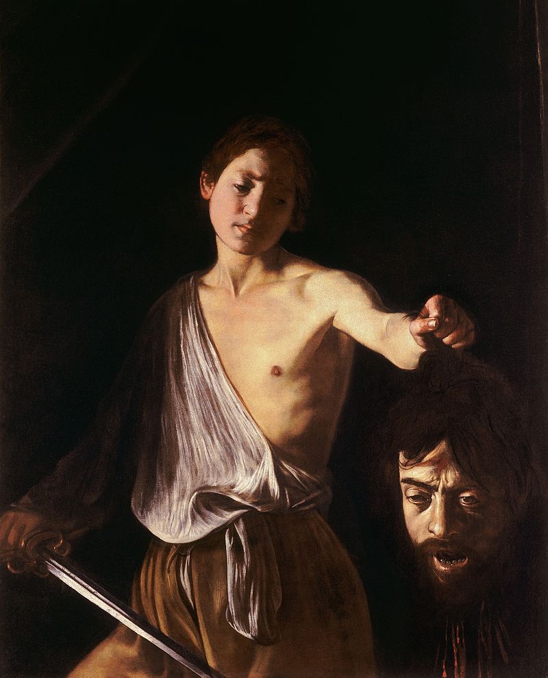 David con la testa di Golia, 1606