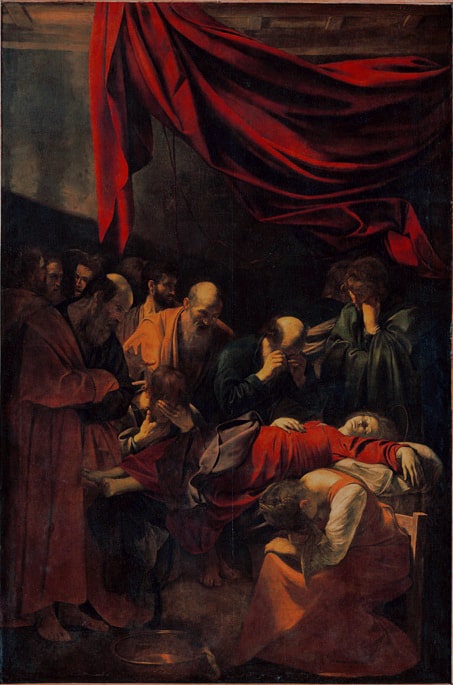 La morte della Vergine, 1601-1605